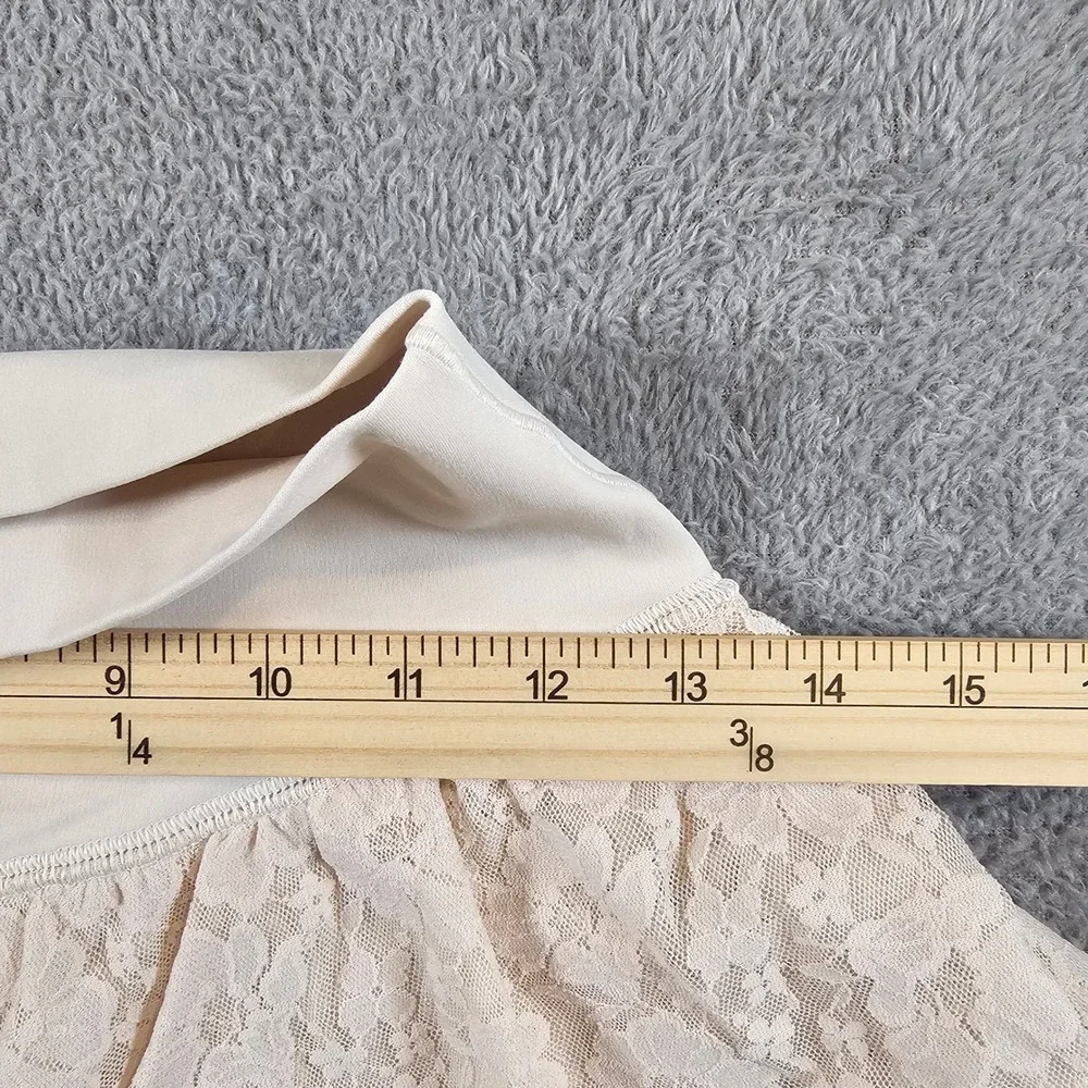 OFFLINE by Aerie Real Me Lace Skort Cream Ruffle Tiered Mini Skirt Small NEW - Picture 4 of 12